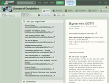 Tablet Screenshot of domain-of-dovahkiin.deviantart.com