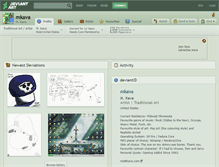 Tablet Screenshot of mkava.deviantart.com