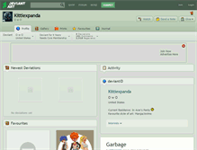 Tablet Screenshot of kittiexpanda.deviantart.com