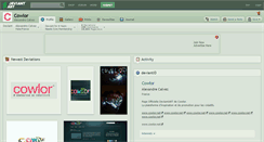 Desktop Screenshot of cowlor.deviantart.com