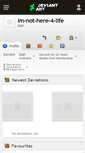 Mobile Screenshot of im-not-here-4-life.deviantart.com