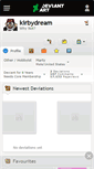 Mobile Screenshot of kirbydream.deviantart.com