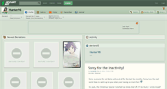 Desktop Screenshot of hunter98.deviantart.com