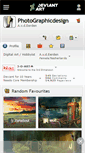Mobile Screenshot of photographicdesign.deviantart.com