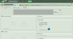 Desktop Screenshot of partypoisonlaplz.deviantart.com