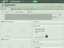 Tablet Screenshot of partypoisonlaplz.deviantart.com