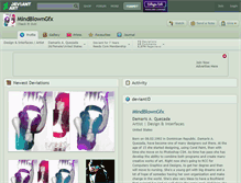 Tablet Screenshot of mindblowngfx.deviantart.com