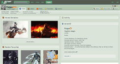 Desktop Screenshot of fargus.deviantart.com