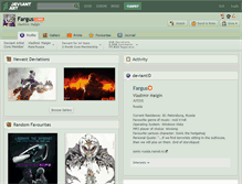 Tablet Screenshot of fargus.deviantart.com
