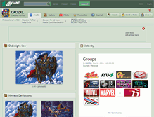 Tablet Screenshot of caozxl.deviantart.com