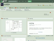 Tablet Screenshot of lava84flow.deviantart.com