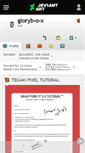 Mobile Screenshot of gloryb-o-x.deviantart.com