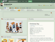 Tablet Screenshot of gorgeouspixie.deviantart.com