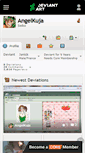 Mobile Screenshot of angelkuja.deviantart.com