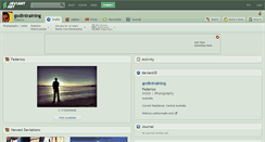 Desktop Screenshot of godintraining.deviantart.com