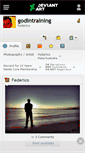 Mobile Screenshot of godintraining.deviantart.com