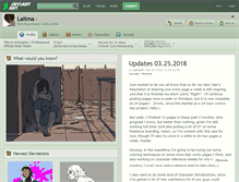 Tablet Screenshot of laitma.deviantart.com