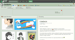 Desktop Screenshot of hoshiikofuu.deviantart.com