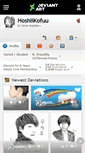 Mobile Screenshot of hoshiikofuu.deviantart.com