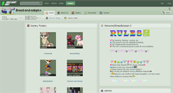 Desktop Screenshot of breed-and-adopt.deviantart.com