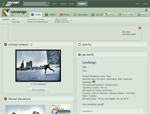 Tablet Screenshot of luixdesign.deviantart.com