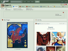Tablet Screenshot of dagan12.deviantart.com