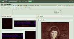 Desktop Screenshot of leigha-marie.deviantart.com