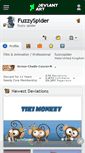 Mobile Screenshot of fuzzyspider.deviantart.com
