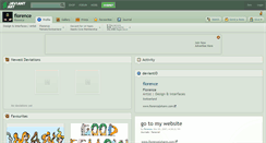 Desktop Screenshot of florence.deviantart.com