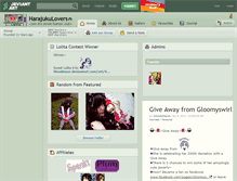 Tablet Screenshot of harajukulovers.deviantart.com