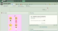 Desktop Screenshot of cuteness-adopts.deviantart.com