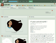 Tablet Screenshot of messy-gal.deviantart.com