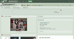 Desktop Screenshot of mythic-spartan117.deviantart.com