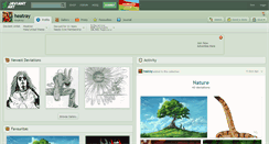 Desktop Screenshot of heatray.deviantart.com
