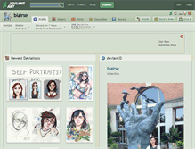 Tablet Screenshot of blairse.deviantart.com