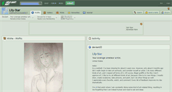 Desktop Screenshot of lily-star.deviantart.com