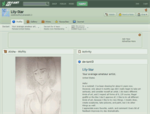 Tablet Screenshot of lily-star.deviantart.com