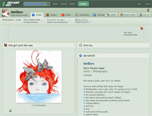 Tablet Screenshot of melllow.deviantart.com