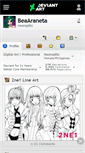 Mobile Screenshot of beaaraneta.deviantart.com