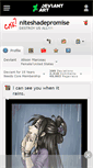 Mobile Screenshot of niteshadepromise.deviantart.com