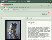 Tablet Screenshot of niteshadepromise.deviantart.com