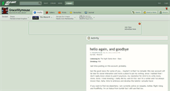 Desktop Screenshot of gracelillymouse.deviantart.com