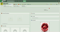 Desktop Screenshot of devil-nut.deviantart.com
