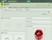 Tablet Screenshot of devil-nut.deviantart.com