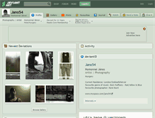 Tablet Screenshot of jano54.deviantart.com
