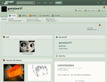 Tablet Screenshot of gaarasbear97.deviantart.com