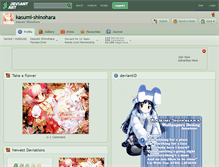 Tablet Screenshot of kasumi-shinohara.deviantart.com