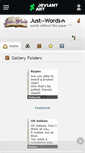 Mobile Screenshot of just--words.deviantart.com
