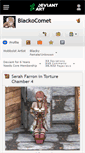 Mobile Screenshot of blackocomet.deviantart.com