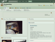 Tablet Screenshot of drunkenfairy.deviantart.com